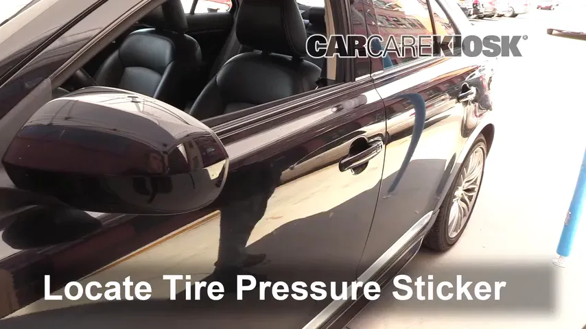 2013 Suzuki Kizashi GTS 2.4L 4 Cyl. Tires & Wheels Check Tire Pressure